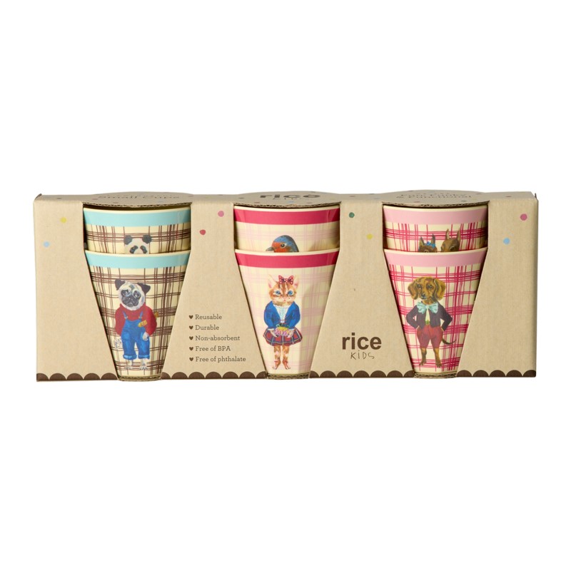 rice & Nathalie Lete Melamine Cup 160ml*6set